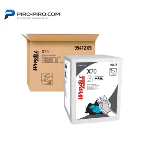 WYPALL X70 95412 Manufactured rags ¼ fold 90 sheets per pack
