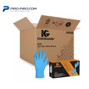 KLEENGUARD G10 Flex Blue Nitrile Gloves size 7 (S) 100 gloves per case