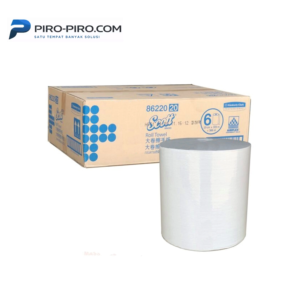 Towel SCOTT 86220 HRT WHT 305MX6-FSC per case