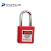 ONEBIZ Heavy Duty Loto Red Compact Safety Padlock, Short Steel Shackle